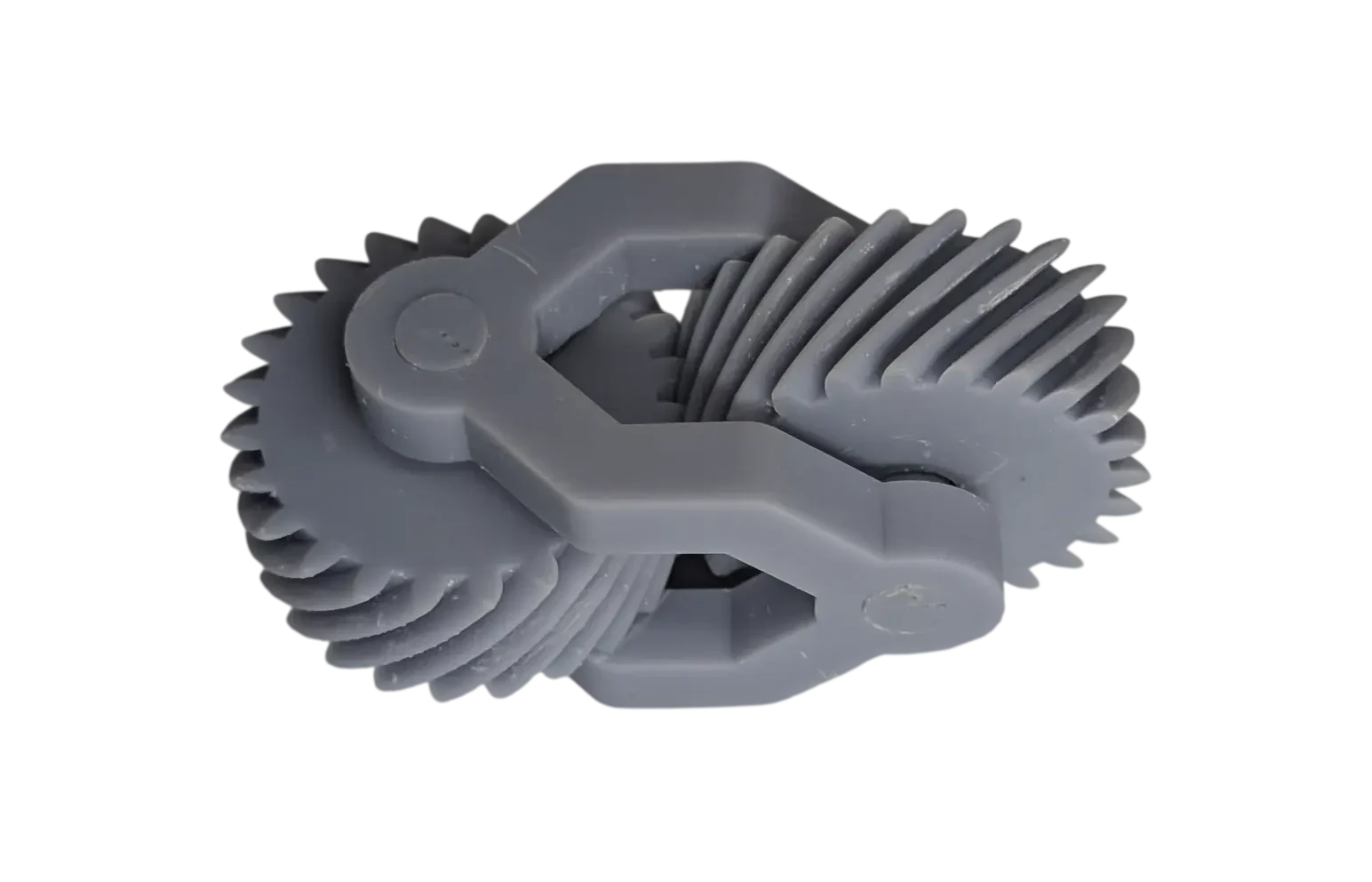 SLA 3D-printed resin part with smooth surface
